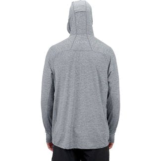 Adapt Phase Change Performance Hoodie Charcoal Heather - View 4
